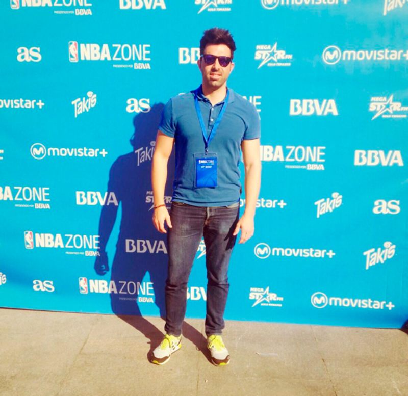 Abraham en evento profesional